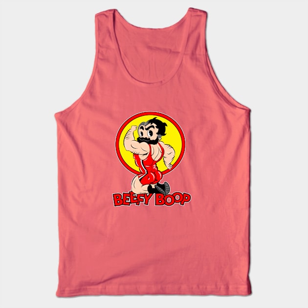 BeefyBoopSinglet Tank Top by BeefcakeBoss